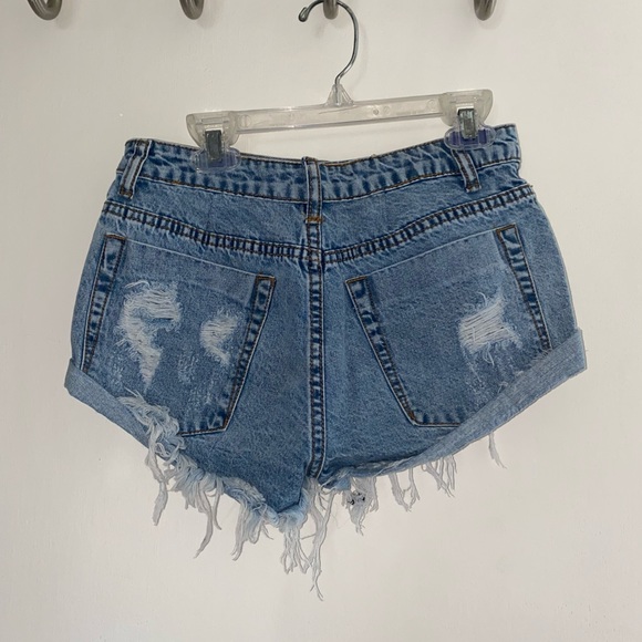 Mid Rise Jean Shorts - Picture 2 of 2